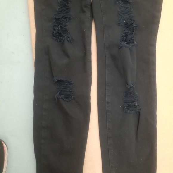 Joe's Jeans Distressed SKINNY Black Jeans Jeggings W 29 - Picture 12 of 12